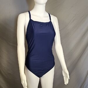 Speedo Women's PowerFlex Eco Swimsuit In Speedo Navy